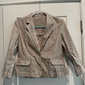 120% Lino Grey Blazer